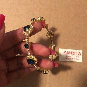 AMRITA Cubic Zirconia Bracelet (Blue)